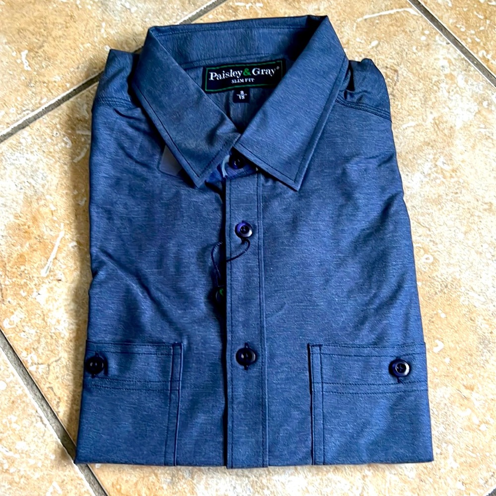 Paisley & Gray Slim Fit Long Sleeve Shirt